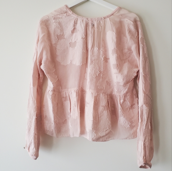 Aritzia Wilfred Peplum Blouse - Picture 6 of 8